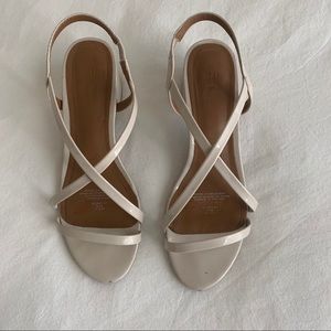 H&M Strappy Nude Block Heel